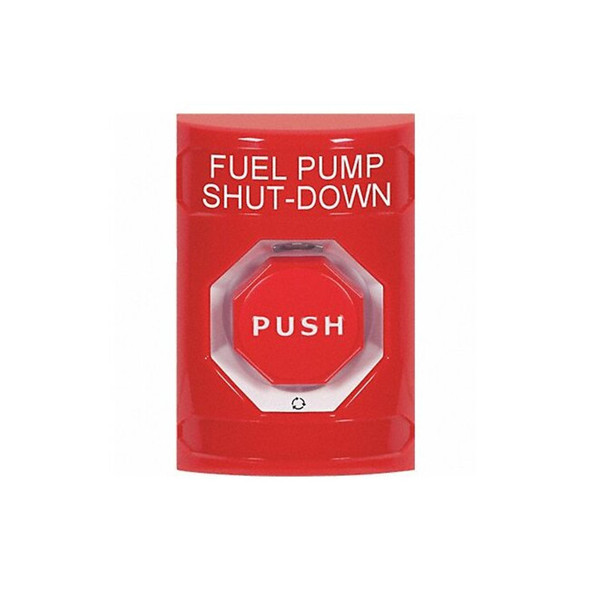 Fuel Pump Shutdown Push Button,Red,SPDT