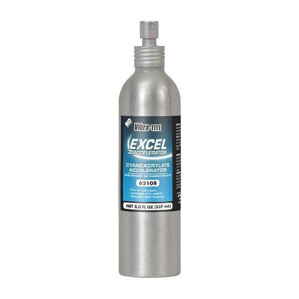 Vibra-Tite Accelerator, Excel 621 Series, Light Amber, 2 fl oz, Bottle 62108