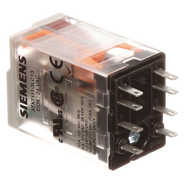 Siemens Plug-In Relay, 24V AC, 12 A, 8 Pins 3TX7111-3LC13