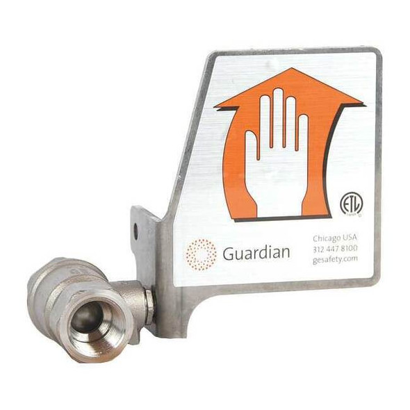 Ball Valve, Stainless Steel, Silver, For Use With, Eyewash, Shower with Eyewash