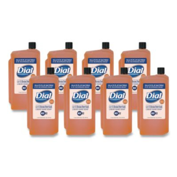 Dial® Professional Gold Antibacterial Liquid Hand Soap, 1 L, 8/Carton 84019