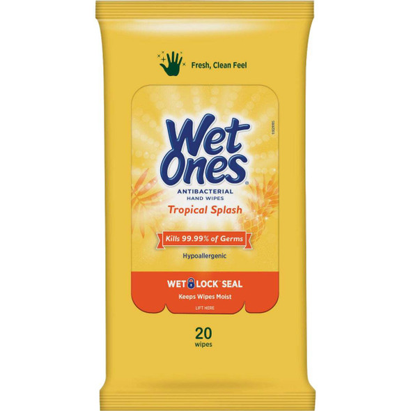 Wet Ones 20ct Trop Spls Wet Wipe 300608807 Pack of 10
