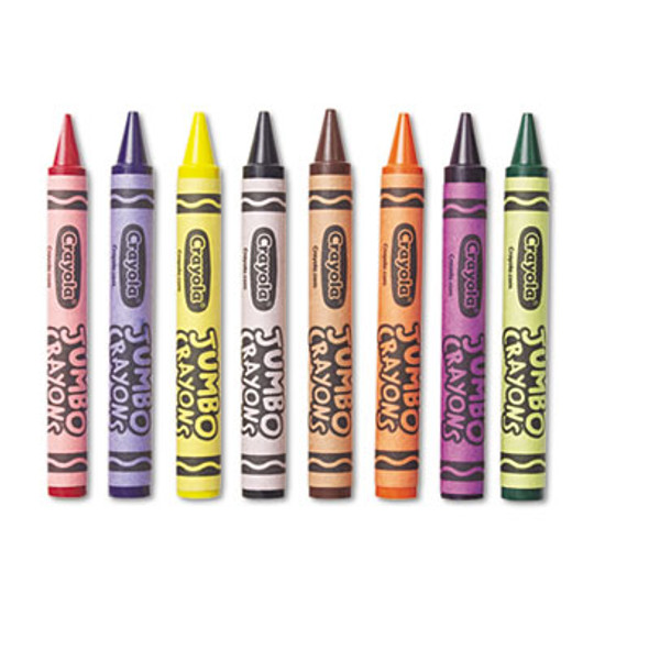 CRAYON,JUMBO,8 BX,AST