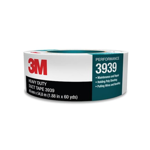 3m Duct Tape, Silver, 60 yd L, 1-7/8 in W, PK24 3939