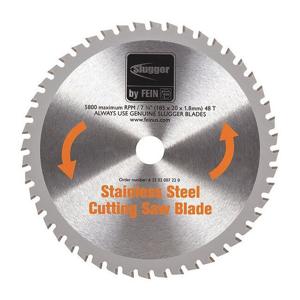 Fein CircularSawBlade,Carbide,Dia:7.25" 63502007220