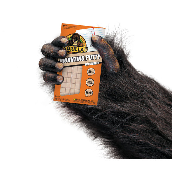 Gorilla 2 Oz. Mounting Putty (84-Squares) Gorilla 2 Oz. Mounting Putty (84-Squares)