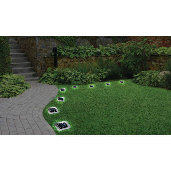 Bell+Howell Solar Powered Disk Lights (4-Pack) Bell+Howell Solar Powered Disk Lights (4-Pack)