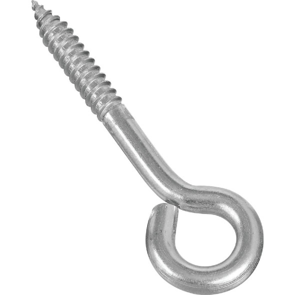 National Hardware 5/16 In. x 4 In. Stainless Steel Lag Screw Eye Pack of 10