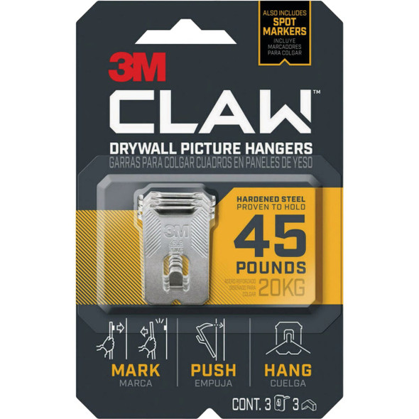 Claw 3ct 45lb Claw Hanger 3PH45M-3ES