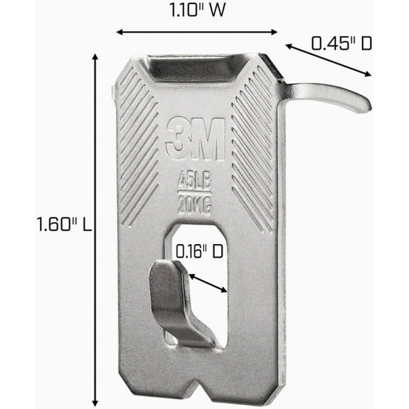 Claw 3ct 45lb Claw Hanger 3PH45M-3ES 248110