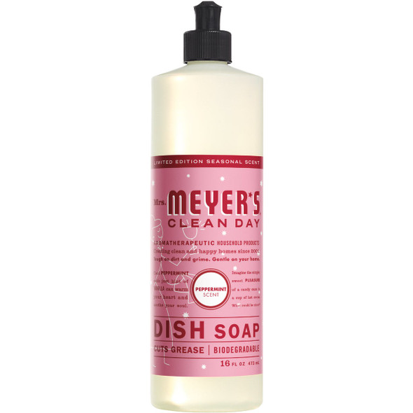 Mrs. Meyer's Clean Day 16 Oz. Peppermint Liquid Dish Soap 70212
