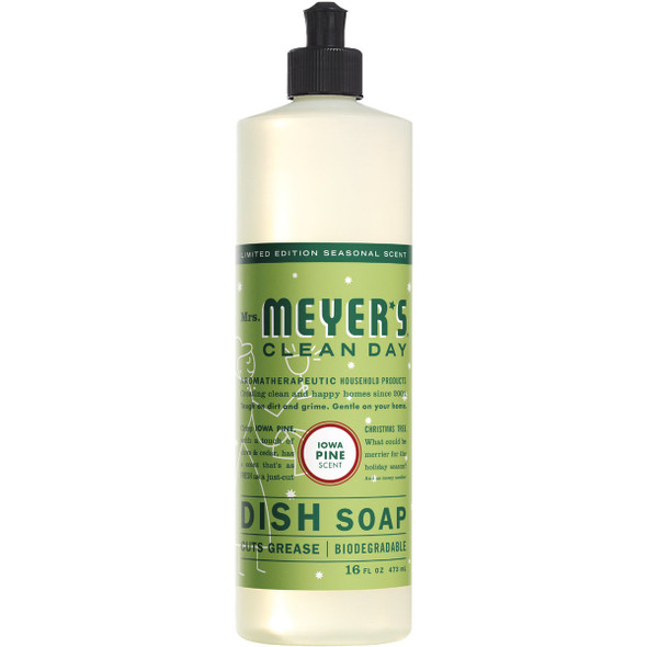 Mrs. Meyer's Clean Day 16 Oz. Iowa Pine Scent Liquid Dish Soap 17420