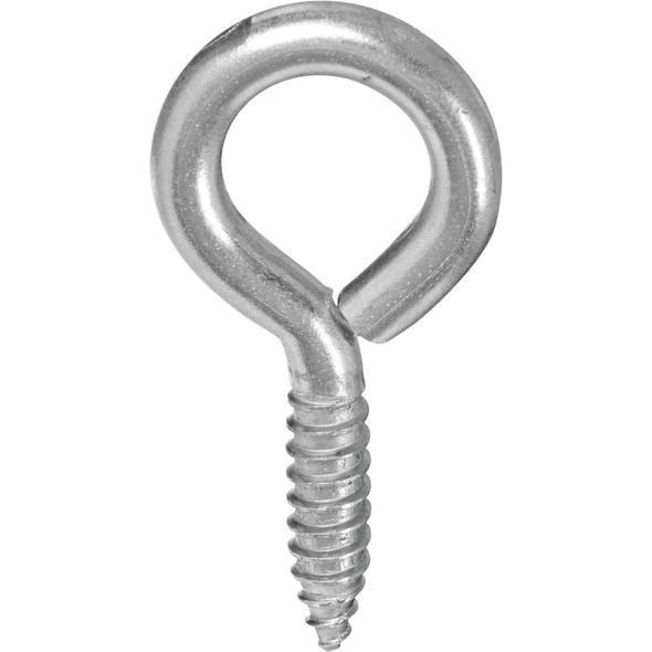 National Hardware #0 Stainless Steel Large Screw Eye N220-442 Pack of 20 203815