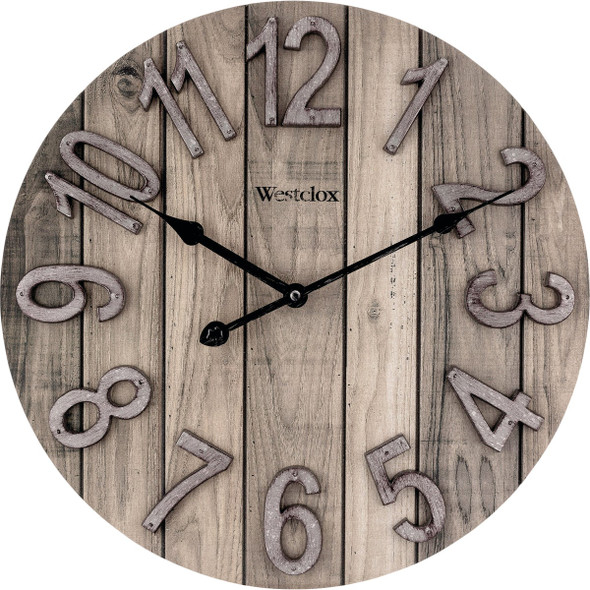 Westclox 15.5 In. Wood Grain Wall Clock 38070
