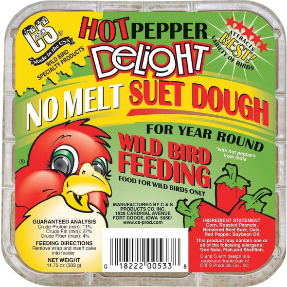 C&S 11.75 Oz. Hot Pepper Delight No Melt Suet 100214325