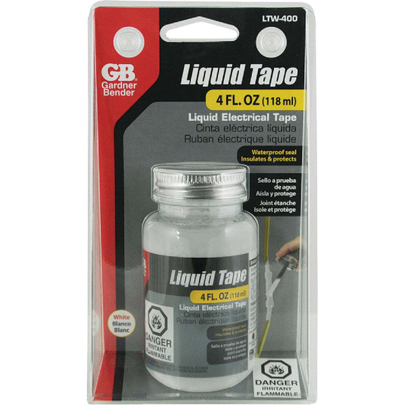 Gardner Bender 4 Oz. White Electrical Liquid Tape LTW-400