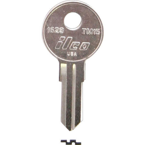 ILCO Trimark Nickel Plated Toolbox Key, TM15 / 1623 (10-Pack) IAL00000512