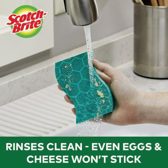Scotch-Brite Stay Fresh Heavy Duty Scrub Dots Sponge (3-Pack) 30303-8 633239