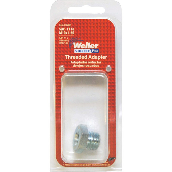 Weiler Vortec 1-1-2 x 10 Angle Grinder Arbor Adapter 36053 337072
