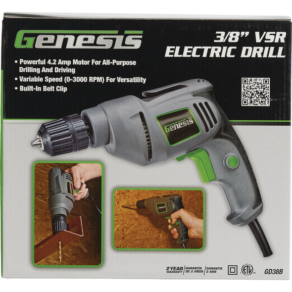 Genesis 4.2A 3-8 In. VSR Electric Drill GD38B 319675