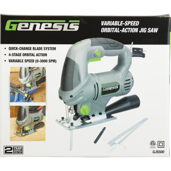 Genesis 5-Amp Variable Speed Orbital Jig Saw GJS500 358919