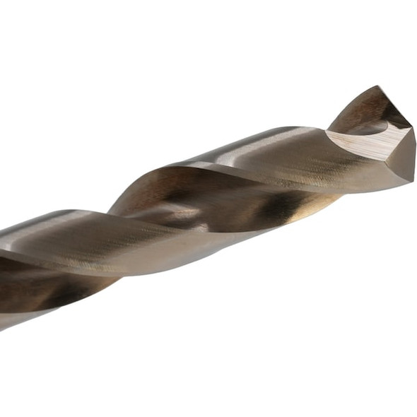 135 Degree Heavy-Duty Cobalt Jobber Length Drill Cle-Line 1802 Straw HSS-CO RHS/RHC Let-V