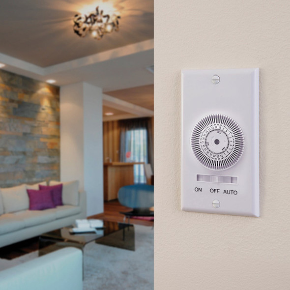 Prime 125V 24 Hr. In-Wall Mechanical Timer TNIW24 545919