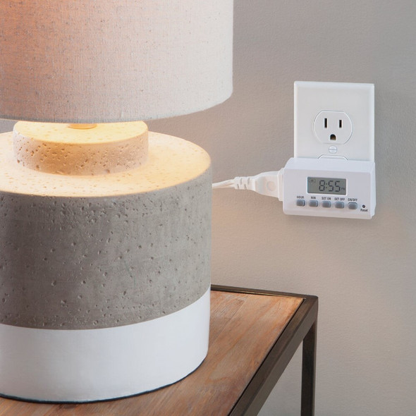 Prime EZ-Set 125V 24 Hr. Indoor Digital Timer TNIDEZ1 513626