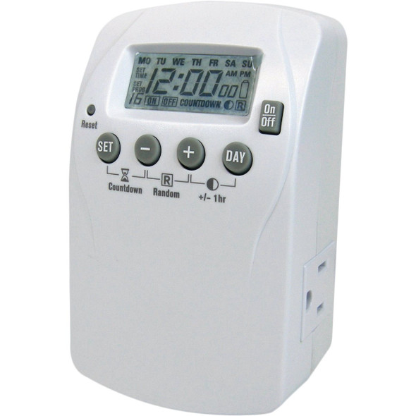 Prime 125V Indoor 7-Day Digital Timer TNDHD002