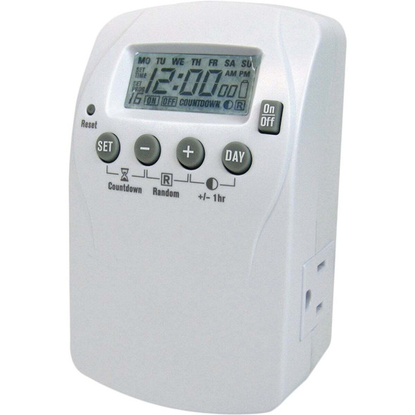 Prime 125V Indoor 7-Day Digital Timer TNDHD002