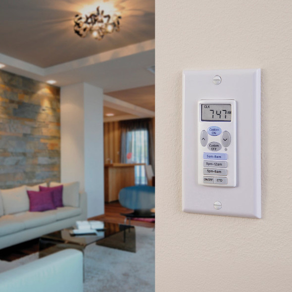 Prime EZ-Set 125V 24 Hr. Digital In-Wall Timer WMTNIWP 558302