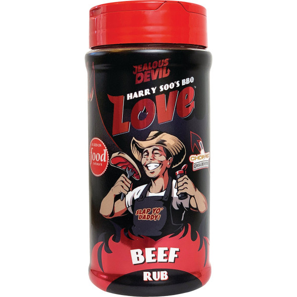 Jealous Devil Love 12 Oz. Beef BBQ Rub JDRUBBF Jealous Devil Love 12 Oz. Beef BBQ Rub JDRUBBF