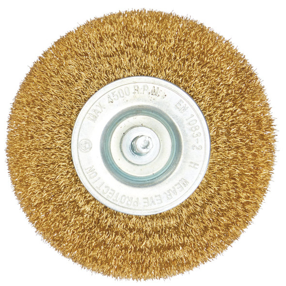 Do it Best 4 In. Mounted, Fine Drill-Mounted Wire Wheel 660 010-9009 345652