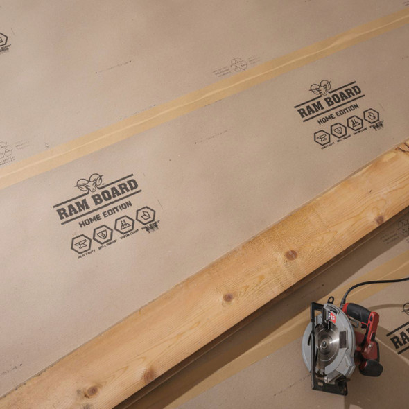Ram Board Home Edition 36 In. W x 50 Ft. L Heavy-Duty Temporary Floor Protection RBHE36-50 269091