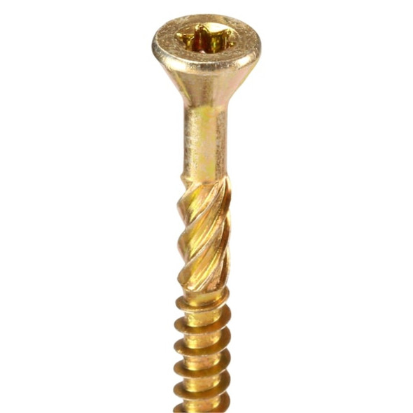 Deck Screw, #8 x 2 in, Steel, Flat Head, Torx Drive, 200 PK  U30251.016.0200