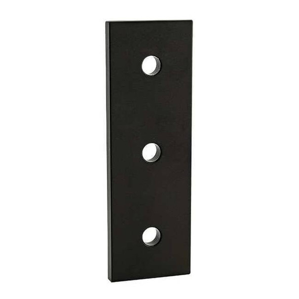 80/20 StraightFlatPlate,Alum,Blk,41/2in,11/2in 4306-BLACK