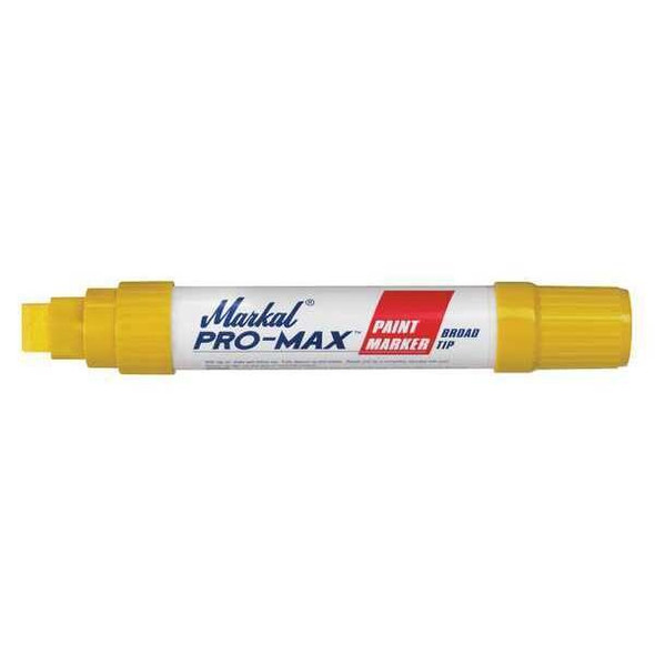Markal Paint Marker, Medium Tip, Yellow Color Family, Paint 90901