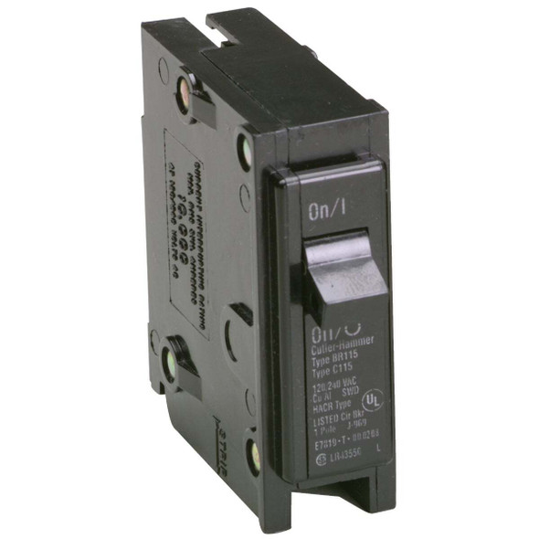 Eaton BR 30A Single-Pole Standard Trip Circuit Breaker BR130