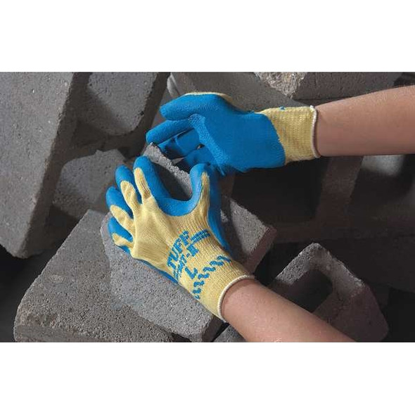 Showa Coated Gloves, Cut Level A3 ,Dipped ,Latex ,Smooth ,XL 1 PR KV300XL-10