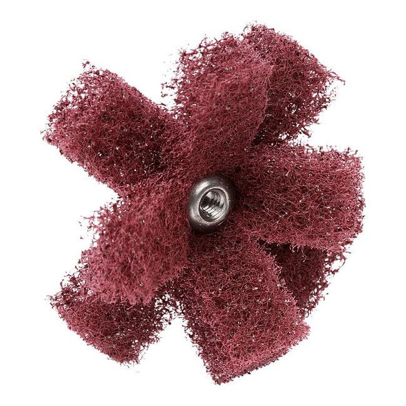 Scotch-Brite Cross Buff,Plain,Aluminum Oxide,2" dia. 7100054448