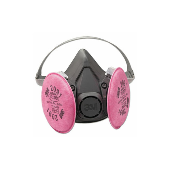 3M™ Half Facepiece Respirator 6000 Series, Reusable, Large 6391