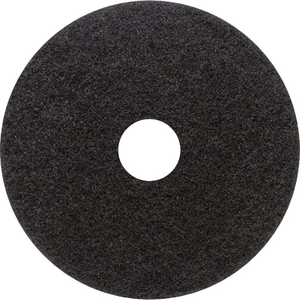 Virginia Abrasives 17 In. Black Stripping Pad 416-850174