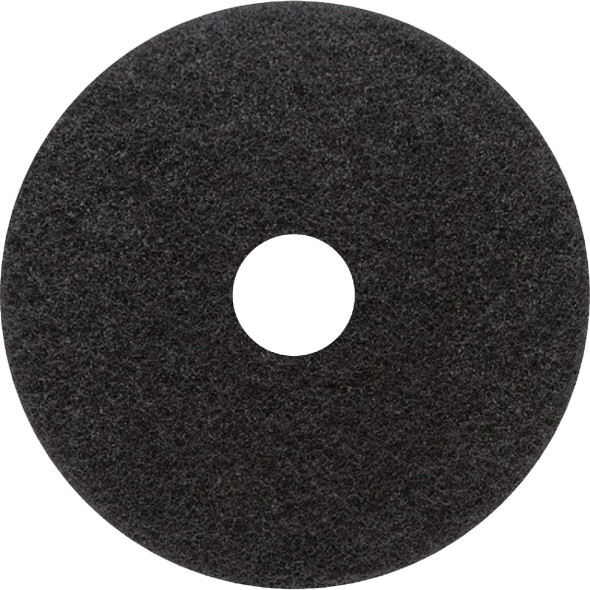 Virginia Abrasives 17 In. Black Stripping Pad 416-850174