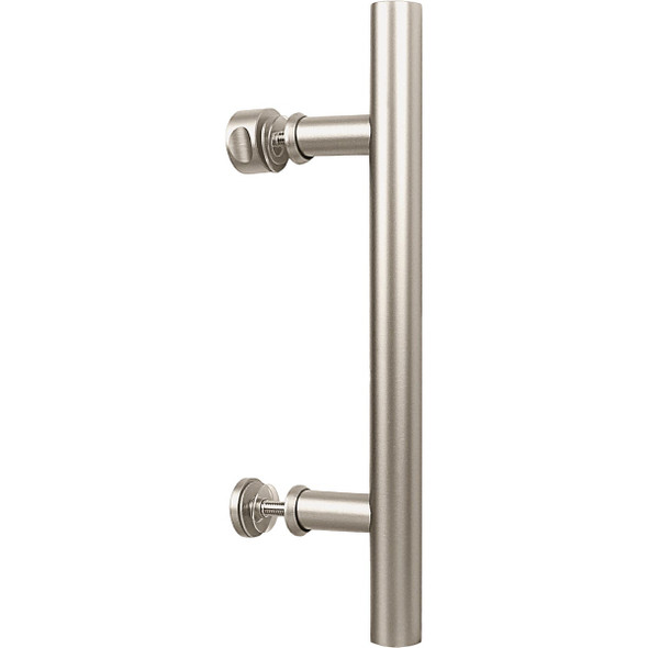 National Hardware 12 In. Satin Nickel Madison Interior Barn Door Pull N700-101