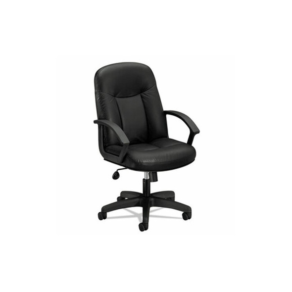 HON® CHAIR,HIBK,LTHR,FXDARM,BK HVL601.SB11 HON® CHAIR,HIBK,LTHR,FXDARM,BK HVL601.SB11