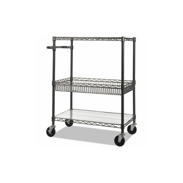 Alera® CART,WIRE, 3 TIER BLACK ALESW543018BA