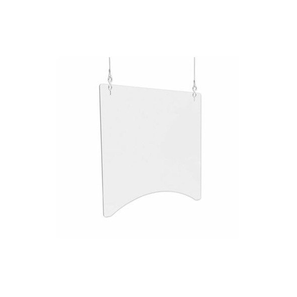 deflecto® Hanging Barrier, 23.75" X 23.75", Acrylic, Clear, 2/carton PBCHA2424 deflecto® Hanging Barrier, 23.75" X 23.75", Acrylic, Clear, 2/carton PBCHA2424