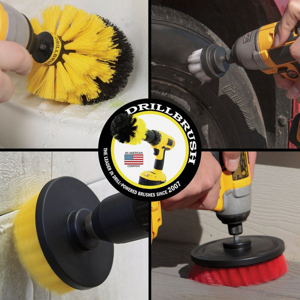 Drillbrush Variety Brush (4 Piece) S-W2-Y4O-R5-QC-DB 646486