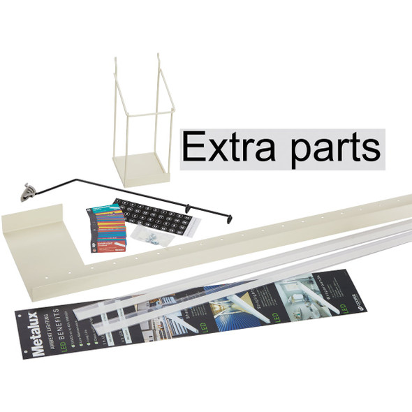 Metalux Utility Lighting Display Rack Metalux Utility Lighting Display Rack