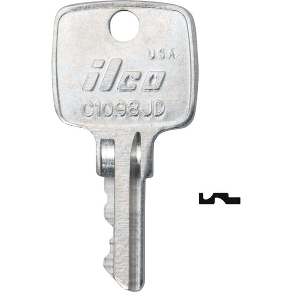 Ilco C1098JD John Deere Tractor Key Blank (10-Pack) IAA31832002